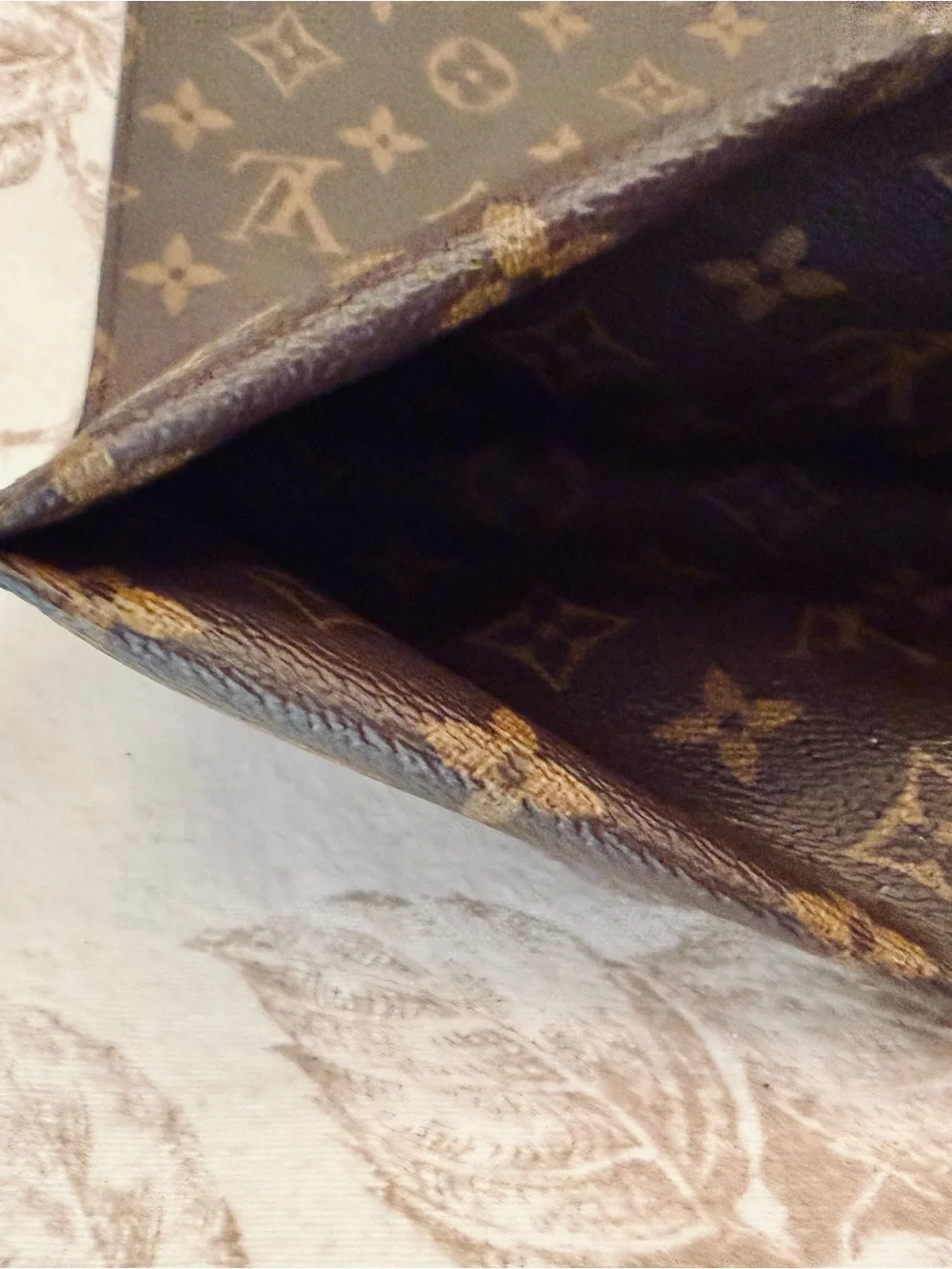 Louis Vuitton All in mm monogram Brown Monogram Canvas Tote with Black Handles - Picture 3 of 9